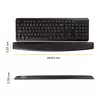 Reposamuñecas para teclado Fellowes – Reposamuñecas de espuma viscoelástica – Soporte ergonómico para muñeca para ordenador, portátil, teletrabajo – Negro