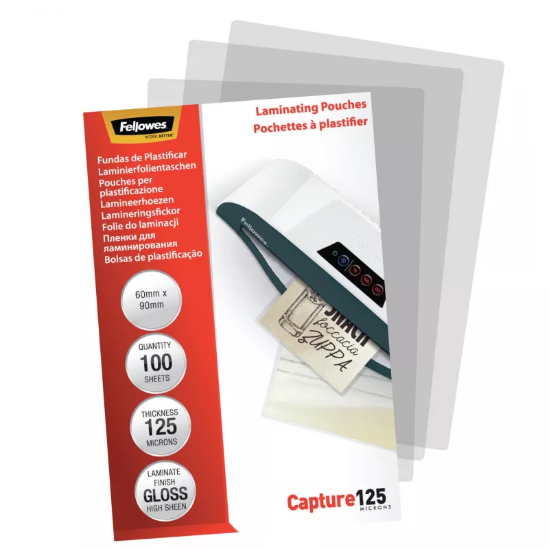 Fellowes 5397402 fundas de plastificar 100 unidades