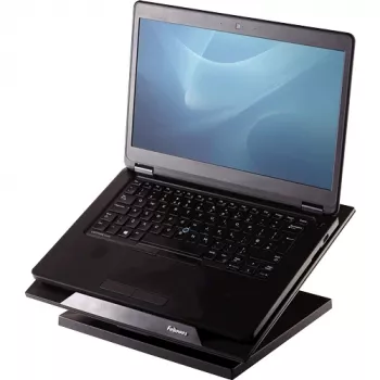 Fellowes Designer Suites Laptop Riser, soporte para portátil, negro, plástico, 43,2 cm (17