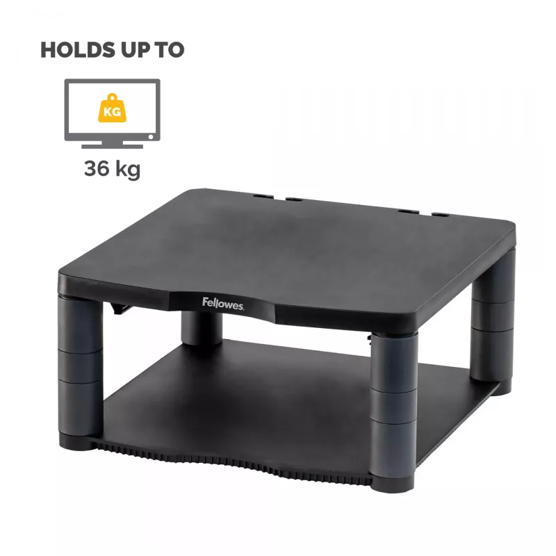 Fellowes Premium Monitor Riser grafito, de pie, 36 kg, 53,3 cm (21
