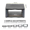 Fellowes Premium Monitor Riser grafito, de pie, 36 kg, 53,3 cm (21