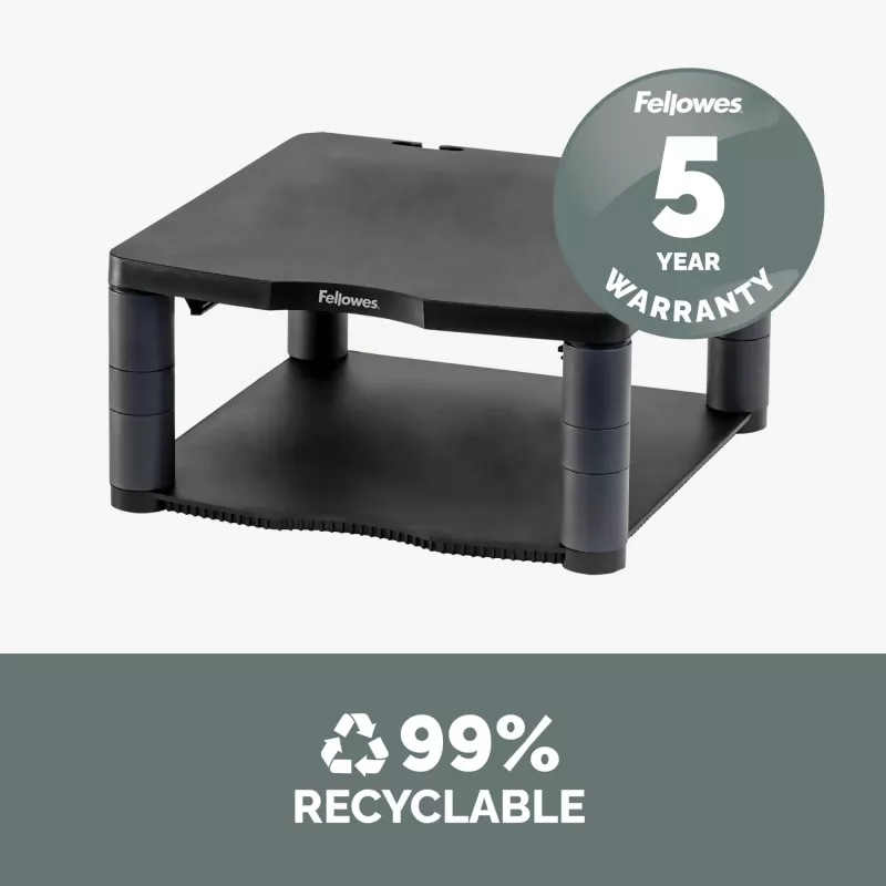 Fellowes Premium Monitor Riser grafito, de pie, 36 kg, 53,3 cm (21