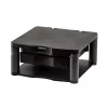 Soporte para monitor de ordenador Fellowes con 3 alturas ajustables – Premium Monitor Riser Plus con gestión de cables – Soporte para monitor ergonómico ajustable para ordenador – Peso máx. 36 kg / Tamaño máx. 21 inch – Grafito