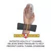 Reposamuñecas para alfombrilla de ratón Fellowes - Alfombrilla de ratón Health-V con protección antibacteriana - Alfombrilla de ratón ergonómica para ordenador, portátil, teletrabajo - Negro