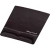 Reposamuñecas para alfombrilla de ratón Fellowes - Alfombrilla de ratón Health-V con protección antibacteriana - Alfombrilla de ratón ergonómica para ordenador, portátil, teletrabajo - Negro