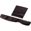 Reposamuñecas para alfombrilla de ratón Fellowes - Alfombrilla de ratón Health-V con protección antibacteriana - Alfombrilla de ratón ergonómica para ordenador, portátil, teletrabajo - Negro