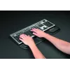Fellowes reposamuñecas para teclado - Health-V reposamuñecas con protección antibacteriana - Reposamuñecas ergonómico para ordenador, portátil, teletrabajo - Negro