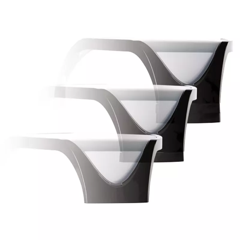 Fellowes soporte para monitor con 3 alturas ajustables - Smart Suites elevador de monitor - Soporte de monitor ergonómico ajustable para ordenador - Peso máx. 10 kg/Tamaño máx. 21 inch - Negro