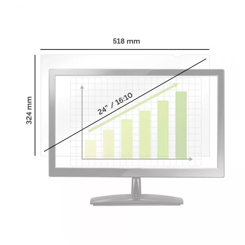 Fellowes PrivaScreen 61 cm (24