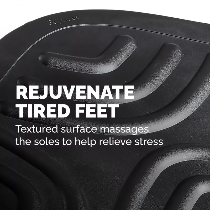Fellowes reposapiés bajo el escritorio – Smart Suites reposapiés, ergonómico – Reposapiés para oficina y hogar – Negro
