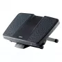Fellowes reposapiés bajo el escritorio – Professional Series reposapiés definitivo ergonómico con 3 alturas ajustables y superficie de masaje – Reposapiés para oficina y hogar – Negro