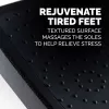Fellowes reposapiés bajo el escritorio – Professional Series reposapiés definitivo ergonómico con 3 alturas ajustables y superficie de masaje – Reposapiés para oficina y hogar – Negro
