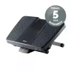 Fellowes reposapiés bajo el escritorio – Professional Series reposapiés definitivo ergonómico con 3 alturas ajustables y superficie de masaje – Reposapiés para oficina y hogar – Negro