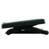 Fellowes reposapiés bajo el escritorio – Professional Series reposapiés definitivo ergonómico con 3 alturas ajustables y superficie de masaje – Reposapiés para oficina y hogar – Negro