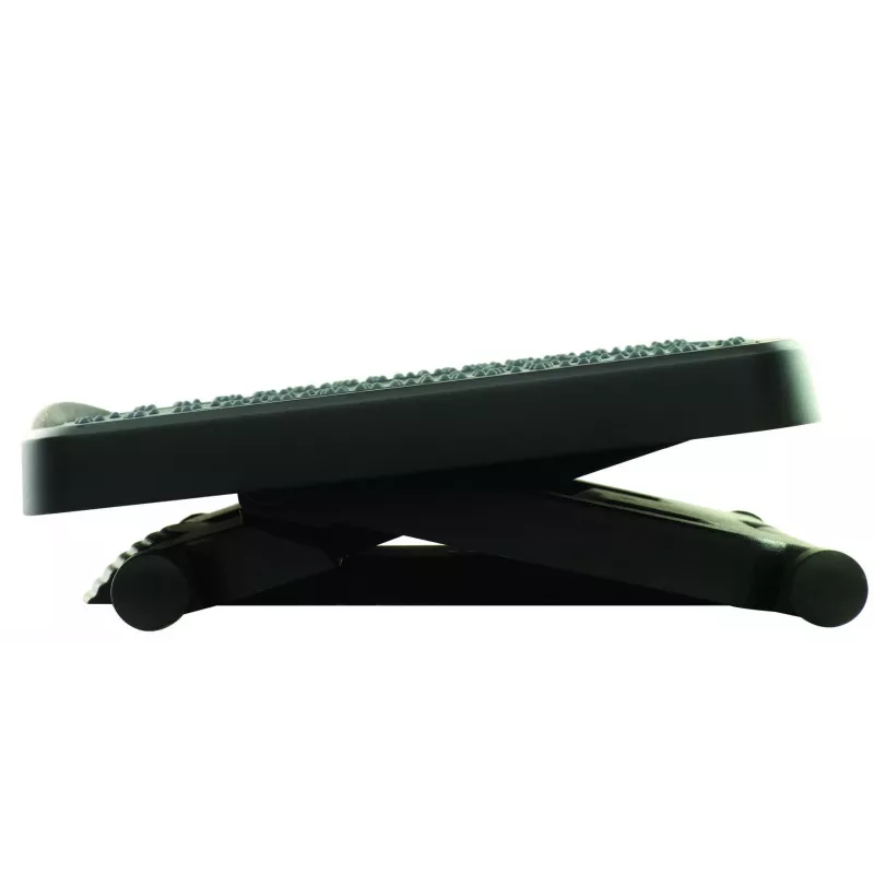 Fellowes reposapiés bajo el escritorio – Professional Series reposapiés definitivo ergonómico con 3 alturas ajustables y superficie de masaje – Reposapiés para oficina y hogar – Negro