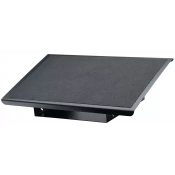 Fellowes reposapiés de escritorio – Professional Series reposapiés de escritorio, reposapiés ergonómico con 3 posiciones de altura ajustables y superficie antideslizante – Reposapiés para oficina y hogar – Negro