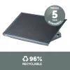 Fellowes reposapiés de escritorio – Professional Series reposapiés de escritorio, reposapiés ergonómico con 3 posiciones de altura ajustables y superficie antideslizante – Reposapiés para oficina y hogar – Negro