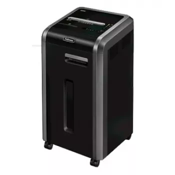 Fellowes Powershred 225i destructora de corte en tiras, corte en tiras, 24 cm, 5,8 mm, 60 L, 4 ruedas, 4800 mm/min