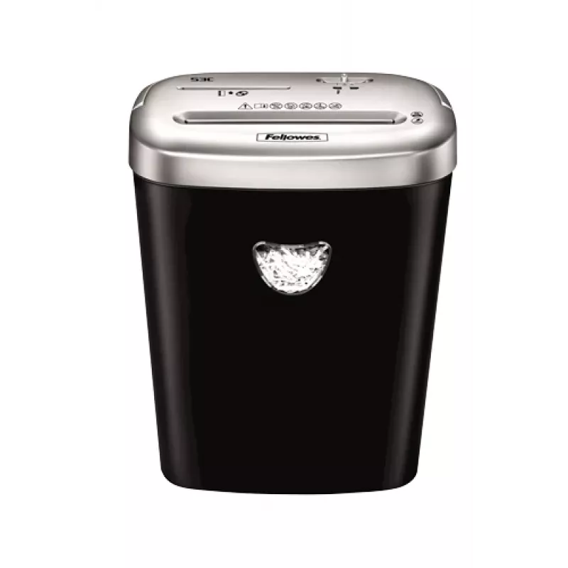 Fellowes 53C destructora de corte en partículas 22 cm negra
