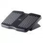 Fellowes reposapiés bajo el escritorio – Refresh reposapiés ergonómico con 2 alturas ajustables y superficie de masaje – Reposapiés para oficina y hogar – Negro