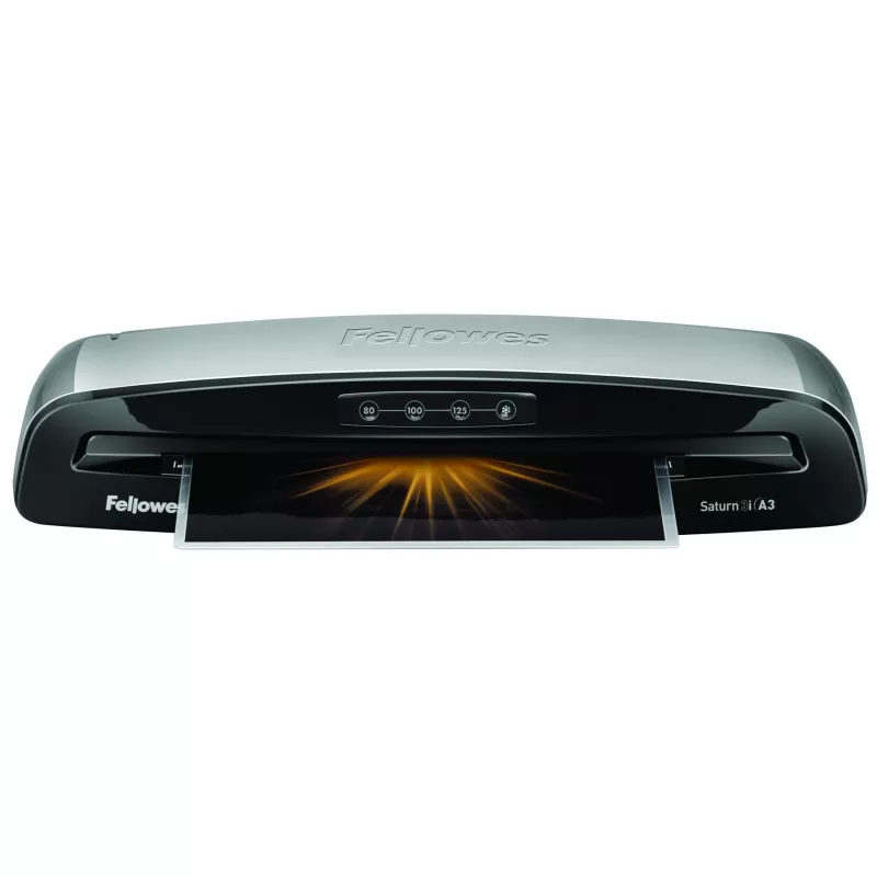 Fellowes Saturn 3i plastificadora en frío/caliente 300 mm/min negro, plateado