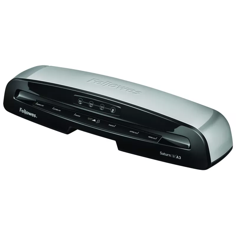 Fellowes Saturn 3i plastificadora en frío/caliente 300 mm/min negro, plateado