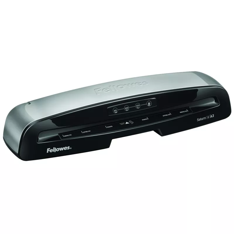 Fellowes Saturn 3i plastificadora en frío/caliente 300 mm/min negro, plateado
