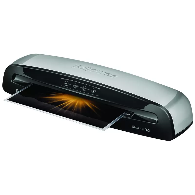 Fellowes Saturn 3i plastificadora en frío/caliente 300 mm/min negro, plateado
