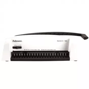 Fellowes Starlet 2+ encuadernadora de anillas gris, blanco