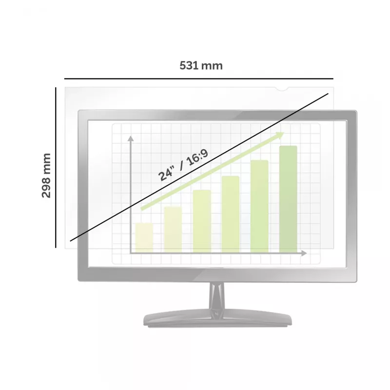 Fellowes PrivaScreen 61 cm (24