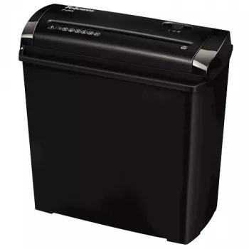 Fellowes P-25S destructora de corte en tiras 22 cm negra, gris
