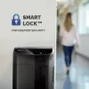 Fellowes Destructora de papel 350 hojas alimentación automática corte en partículas Destructora AutoMax 350C con depósito de 68 litros alta seguridad P4