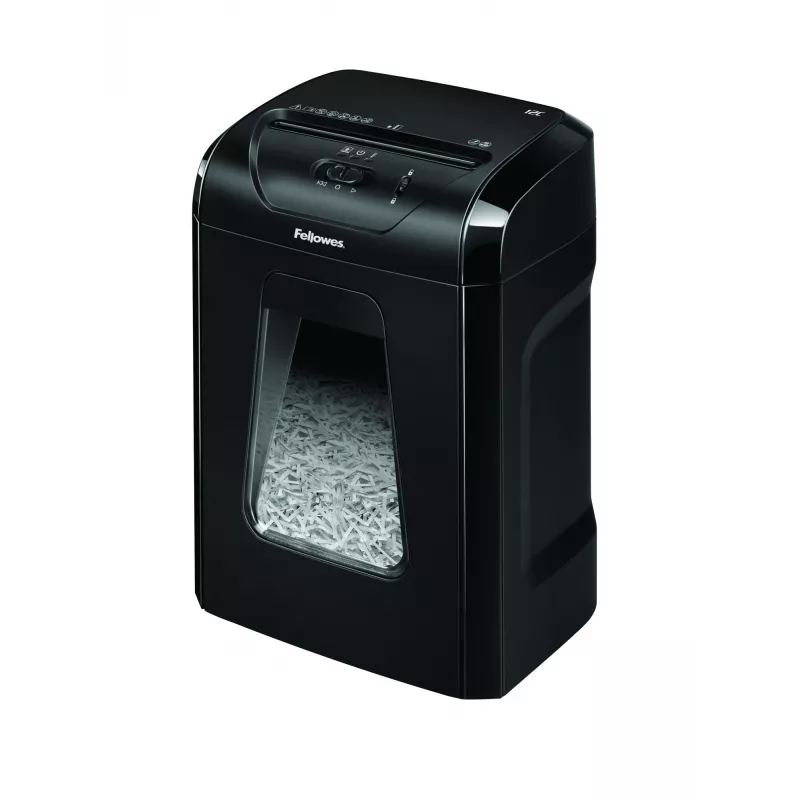 Fellowes Powershred 12C Destructora de papel corte en cruz 22,5 cm Negro