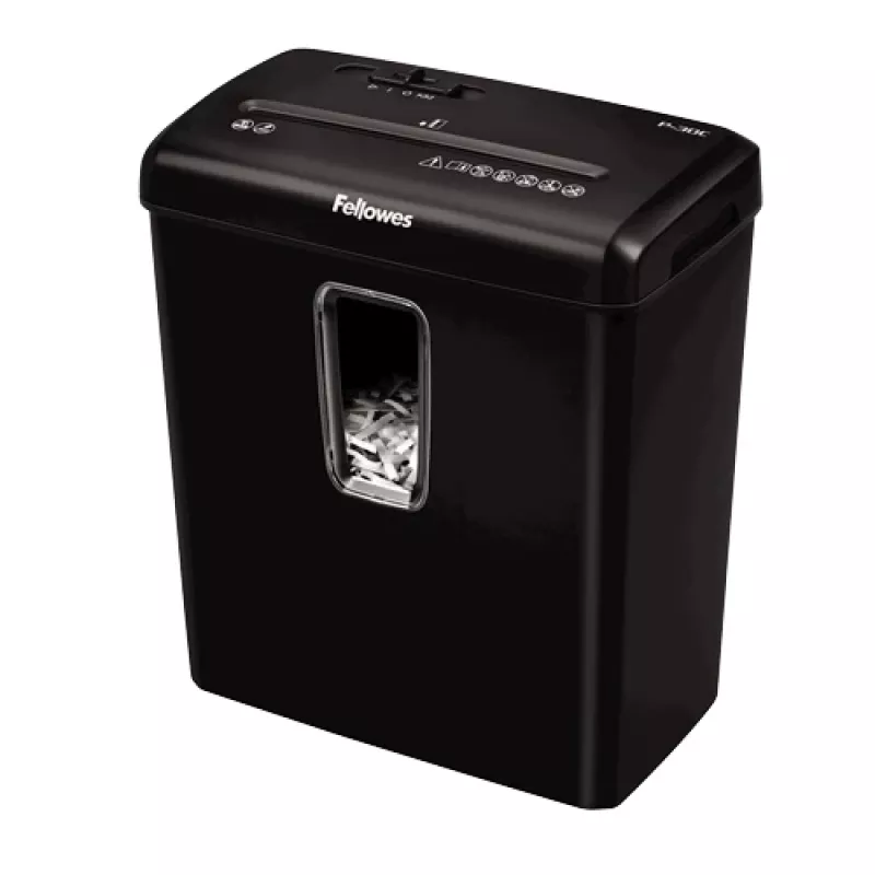 Fellowes Powershred P-30C Destructora de papel corte en partículas 22 cm Negro
