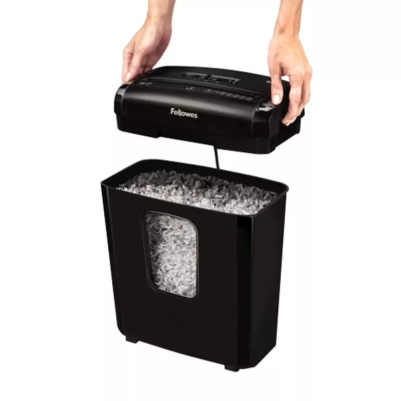 Fellowes Powershred 6M Destructora de papel microcorte Negro