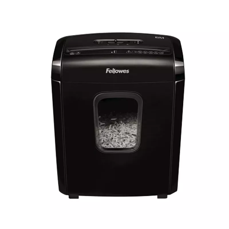 Fellowes Powershred 6M Destructora de papel microcorte Negro