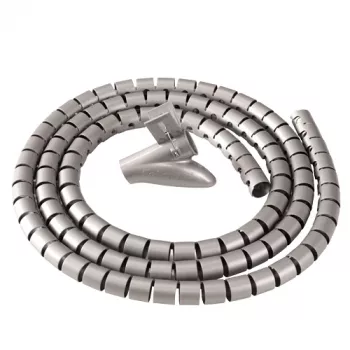 Fellowes CableZip Funda flexible para cables de suelo Plata 1 ud.