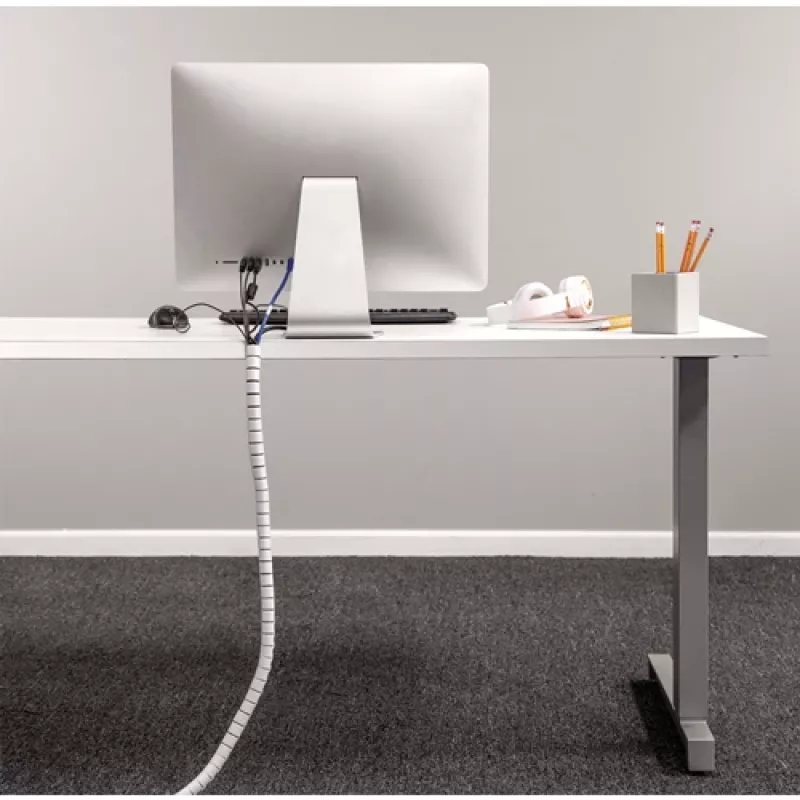Fellowes CableZip Canaleta para cables de suelo Blanco 1 ud.