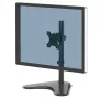 Fellowes Seasa Brazo de monitor individual - Soporte de monitor de pie para pantallas de 8 kg y 32 pulgadas - Brazo de monitor ajustable ergonómico - Inclinación 45° Giro 120° Rotación 360°, VESA 75 x 75/100 x 100 - Negro