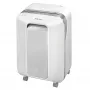 Fellowes Powershred LX201 Destructora de papel microcorte blanca, microcorte, 23 cm, 2 x 12 mm, 22 L, táctil, 4 ruedas