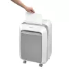 Fellowes LX Series Powershred LX21 Destructora de papel microcorte Gris, Blanco