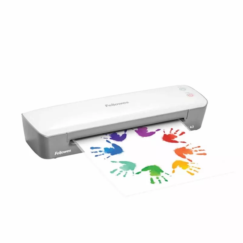 Fellowes Plastificadora Ion A3, 31,8 cm, plastificadora en caliente, 300 mm/min, 0,4 mm, A3, Blanco