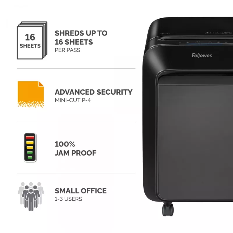 Fellowes LX Series Powershred LX210 Destructora de papel Negro