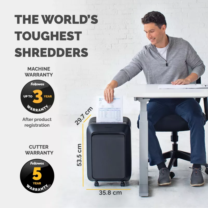 Fellowes LX Series Powershred LX210 Destructora de papel Negro