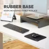 Fellowes Earth Series Alfombrilla de ratón - Negro, Negro, Unicolor, Base antideslizante