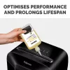 Fellowes Powershred Lubricante en botella (355 ml), aceite lubricante, 0,355 l, Amarillo, 90 mm, 35 mm, 20 mm