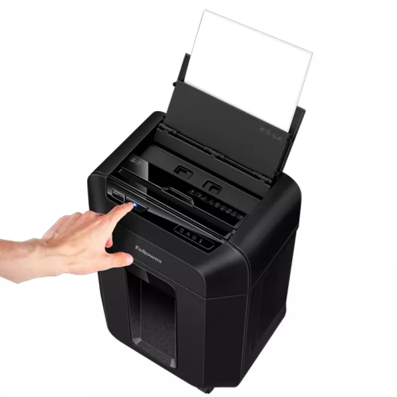 Fellowes Automax 80M Destructora de papel corte en partículas 22 cm Negro