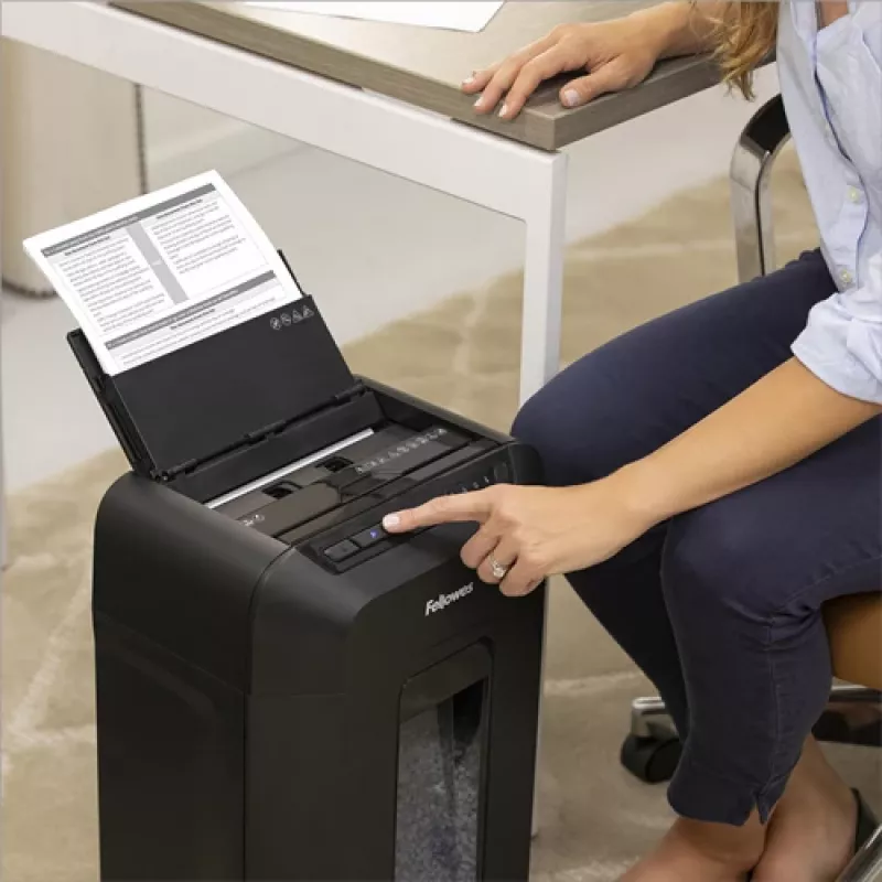 Fellowes AutoMax 90M Destructora de papel microcorte Negro