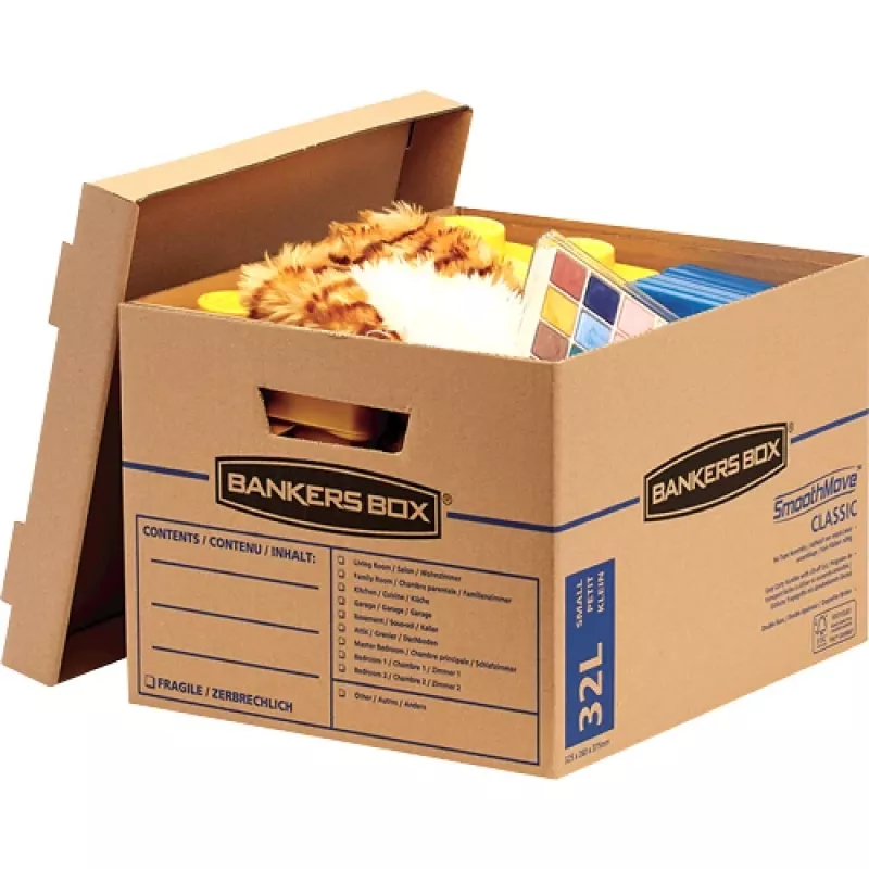 Fellowes 6203701 Caja de almacenamiento rectangular Cartón Natural
