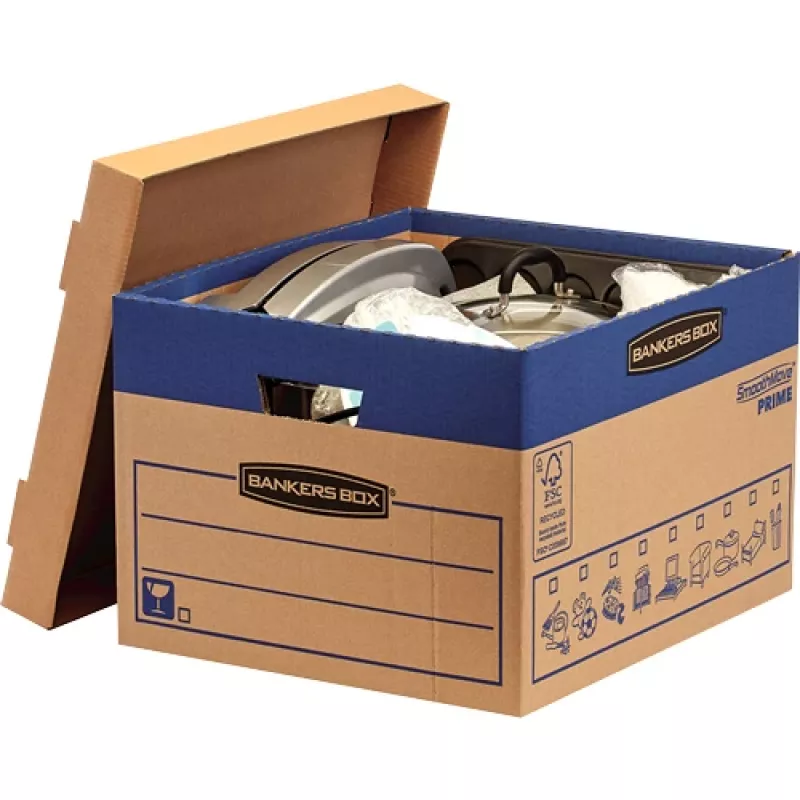 Fellowes 6204001 Caja de almacenamiento rectangular cartón natural